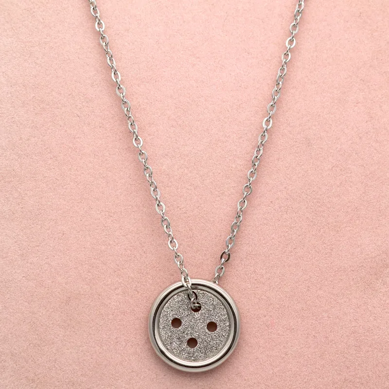 Колье из нержавеющей стали Lucky Pinocchio золотая цепочка розового золота с круглыми