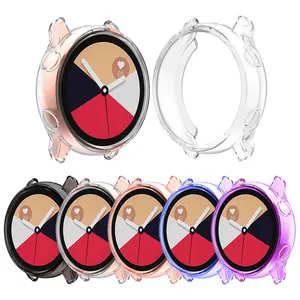 Защитный чехол из ТПУ для Galaxy Watch Avtive 40 мм, водонепроницаемый бампер для смарт-часов, чехол-бампер для Samsung Watch