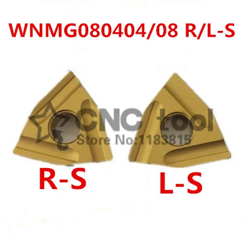 

HOT SELL Cutting Tool 10PCS WNMG080404 / WNMG080408 R-S/L-S yellow tungsten carbide turning insert ,Carbide Blade TURNING TOOL