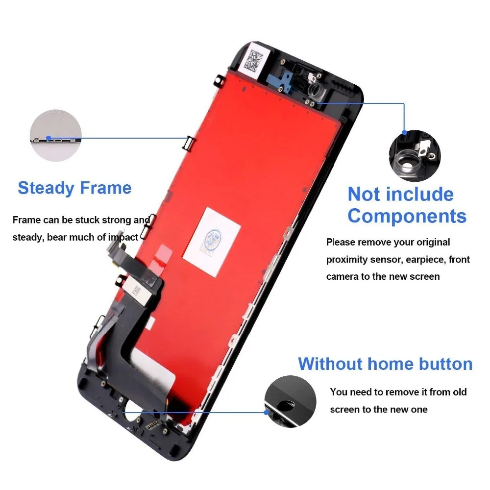 Высокое качество ЖК-дисплей полный набор для IPHONE 7 плюс с сенсорным экраном