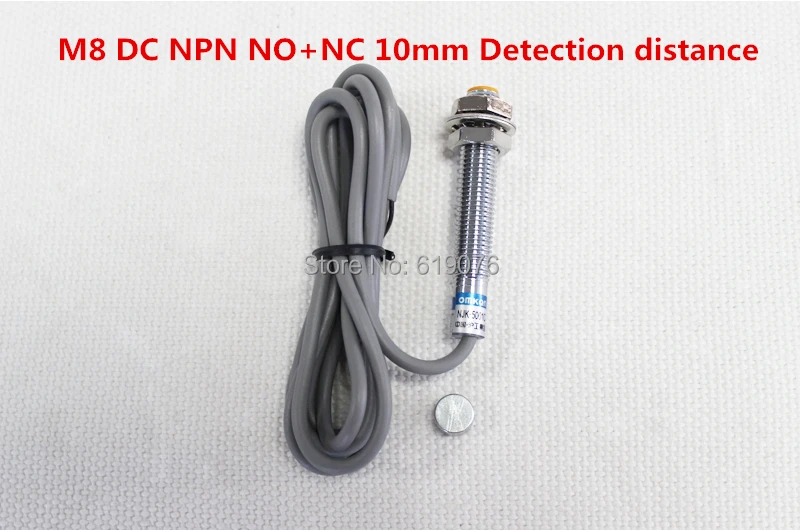1 шт. M8 DC NPN NO 10 мм расстояние обнаружения Холла магнитный датчик NJK 5001C|sensor magnetic|sensor
