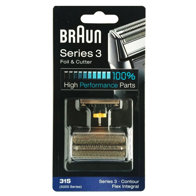 31S зубных щеток Braun электробритва лезвия (5000 series) замена контур Flex XP Интегральная