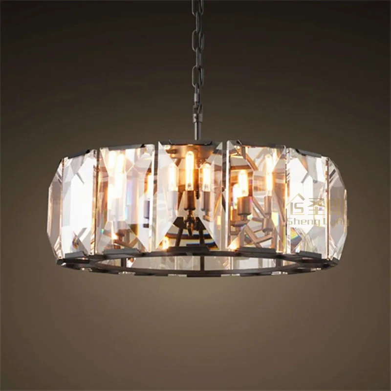Классическая светодиодная хрустальная люстра в американском ретро стиле