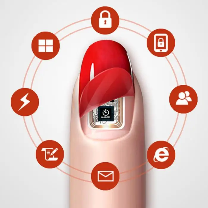 Носимый смарт-стикер для ногтей имитирующий IC карты NFC светодиодный смарт-стикер для дизайна ногтей s@ ME88