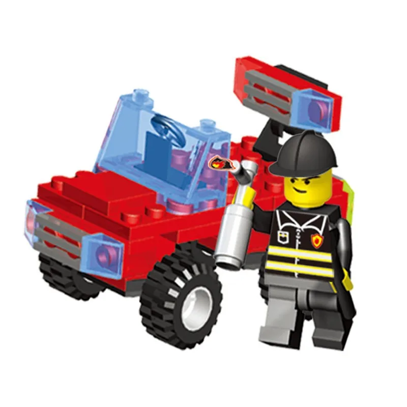 Любимые! 61 шт./компл. Малый Размеры пожаротушения Модель автомобиля строительный