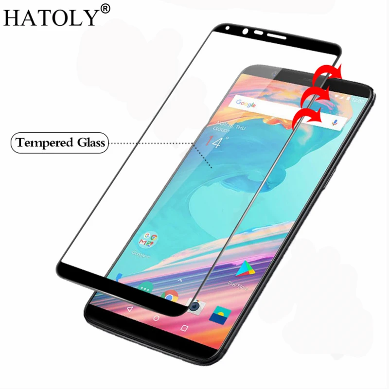 2 шт. закаленное стекло для Oneplus 5T защита экрана One Plus полное покрытие A5010 3D пленка с