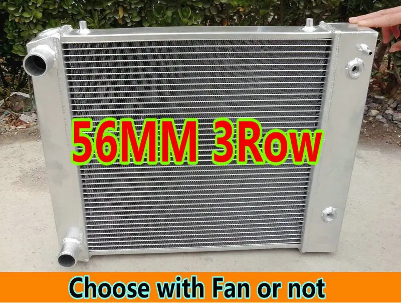 Новый 3 рядный алюминиевый радиатор и вентилятор для Land Rover Defender & Discovery Series I 300TDI 2.5L