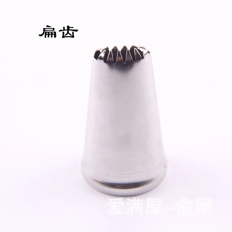 Оптом Из Нержавеющей Стали Насадка (8 Изогнутых Зуба Странно 10 Круглые Плоские