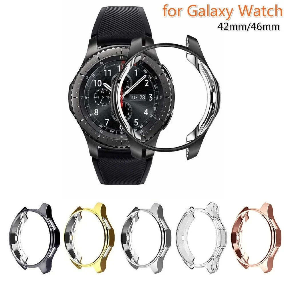 Ремешок для Gear S3 frontier samsung Galaxy Watch 46 мм 42 м мягкий чехол из ТПУ с покрытием
