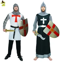 purim adult mens crusader knight costume cosplay party role play knight outfits for christmas party fancy dress up