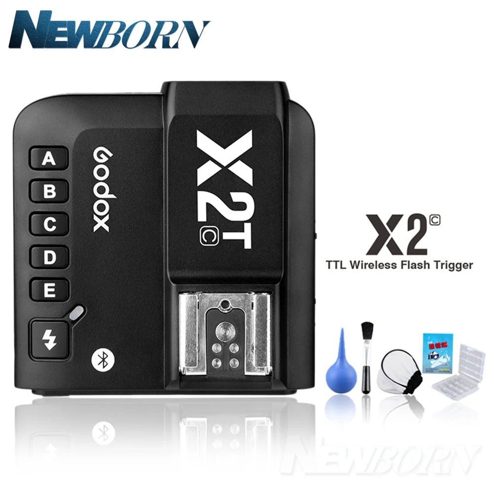 

Godox X2T-C TTL 1/8000s 2.4G Wireless Trigger Transmitter for Canon DSLR Cameras and Godox TT685C TT350C V860II-C TT600 AD200