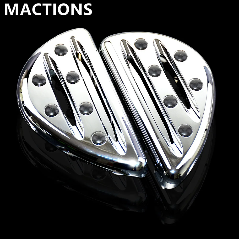 

Chrome Foot Pegs Motorcycle Pedal Passenger Rear Floorboards For Harley Touring FLT FLH FLD 93-2015 Dyna 2012 2013 2014 2015