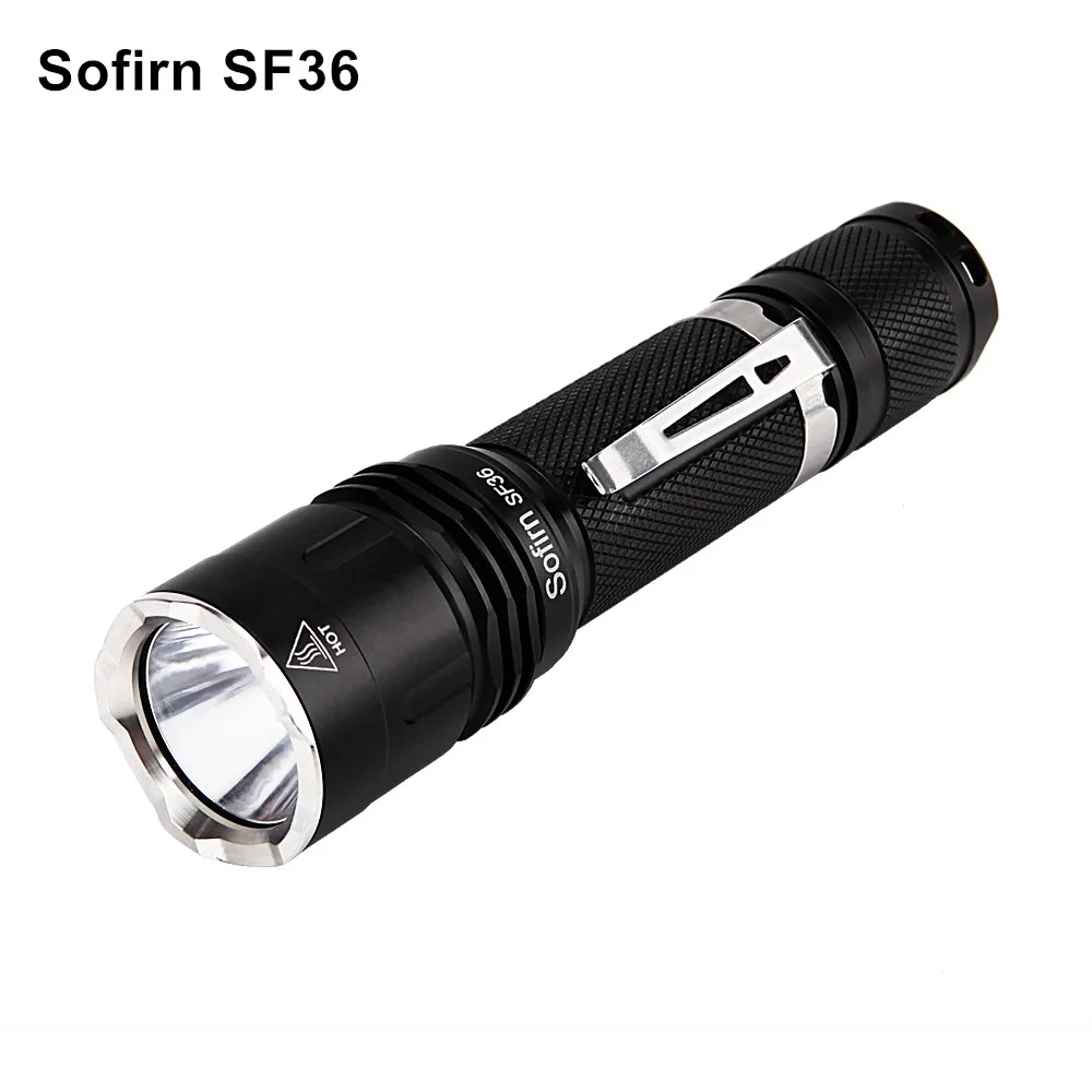 Sofirn SF36 комплект мощный светодиодный фонарик 18650 Cree XPL2 фонарь высокой