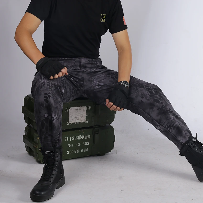 Uniforme военный камуфляж охота одежда военная Униформа тактическая куртка брюки multicam охотничий брюки черные Python маскировочный костюм Tatico штаны