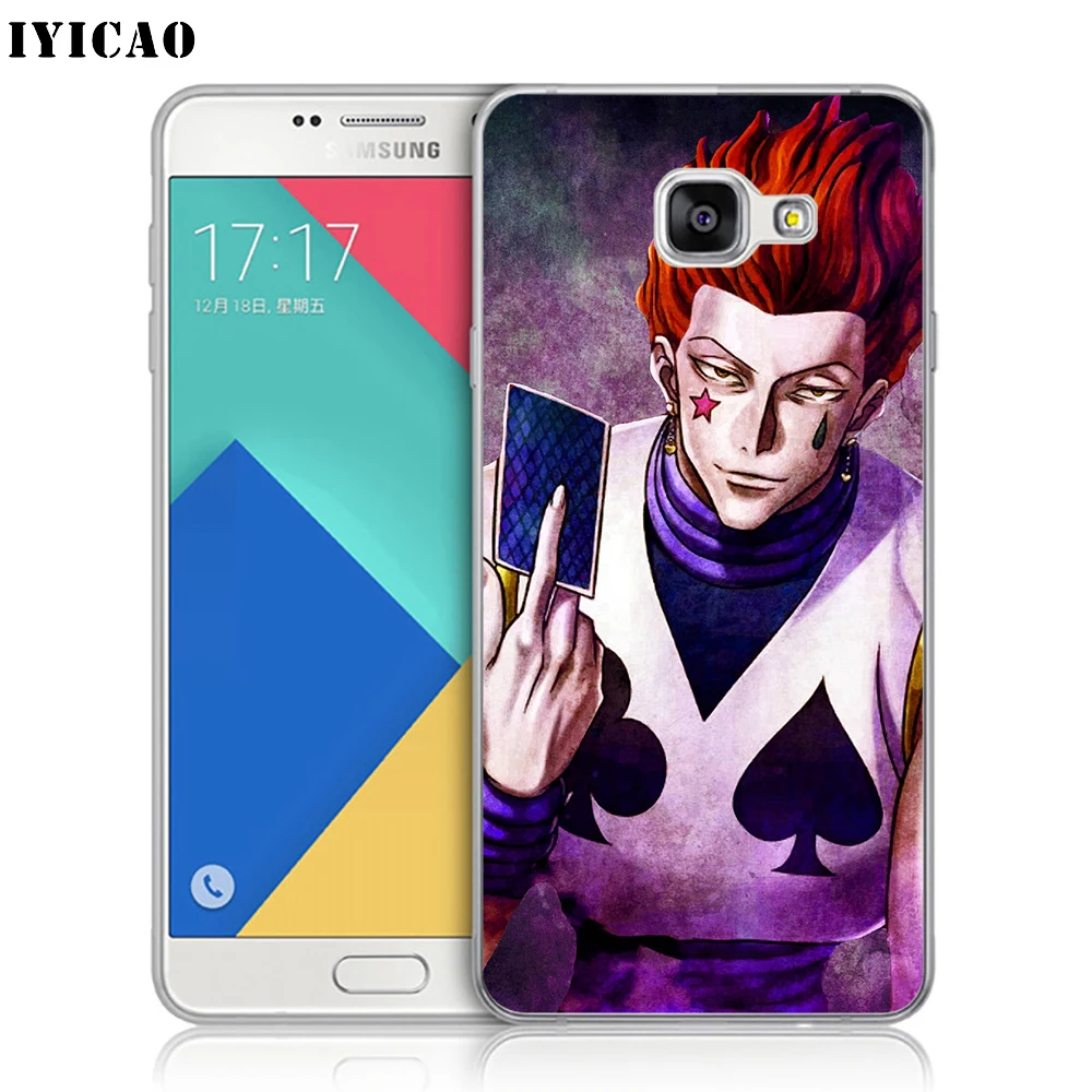 IYICAO Hisoka hunter x Мягкий силиконовый чехол для телефона Samsung A10 A30 A40 A50 A70 M10 M20 M30 TPU |