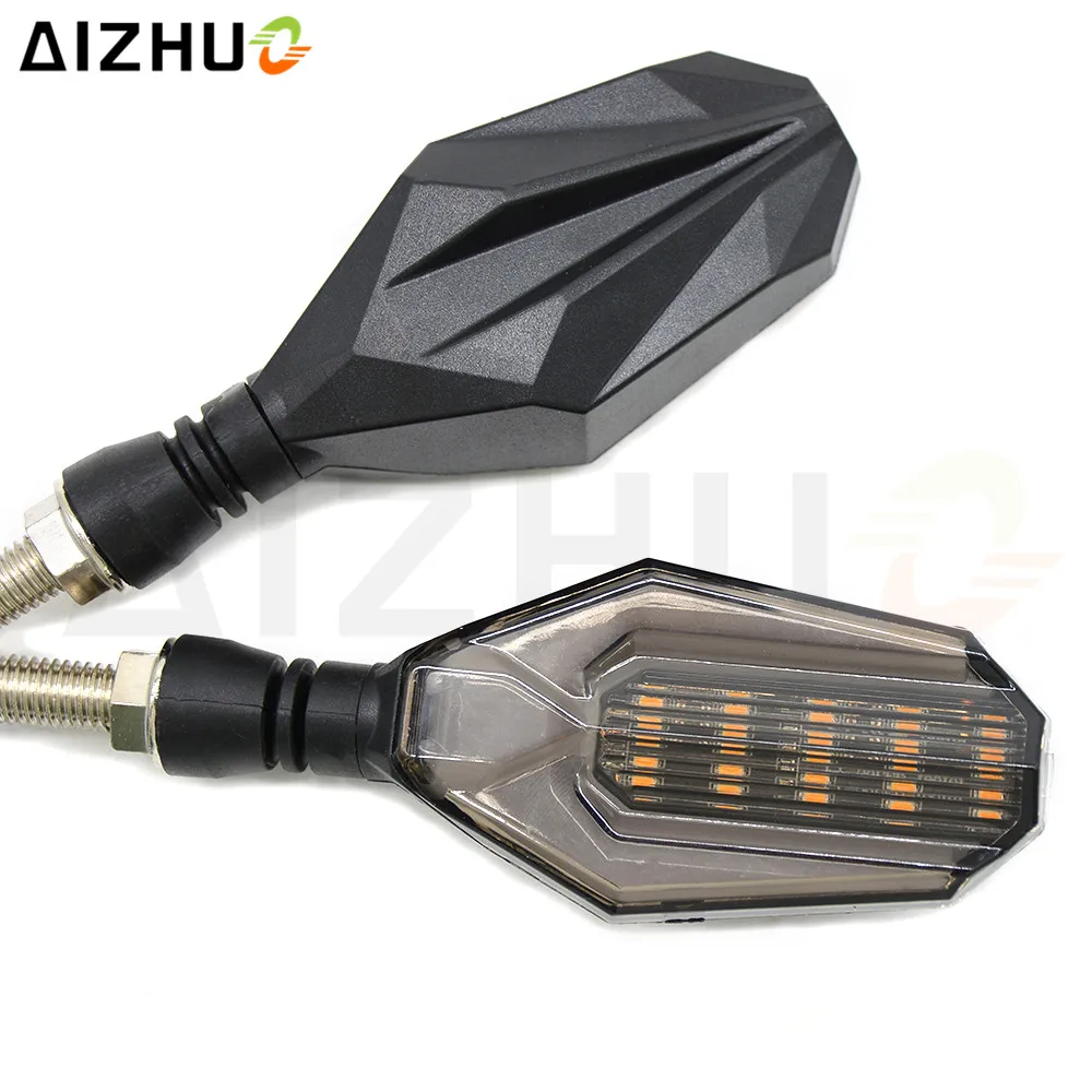 Универсальный поворотный сигнал для мотоцикла 12 В желтый свет светодиодная