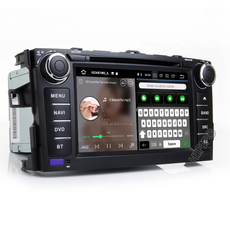 DSP IPS Android 11 2 DIN автомобильный dvd-плеер для TOYOTA AURIS Altis COROLLA 2012 2013 GPS Радио экран стерео