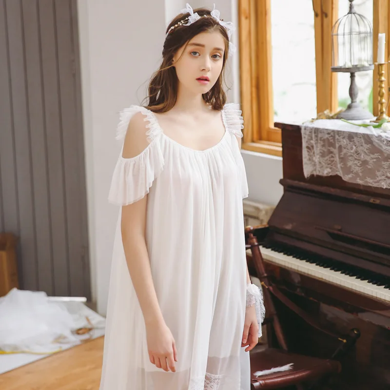 2019 летняя новая кружевная юбка с коротким рукавом в стиле ретро сеткой и