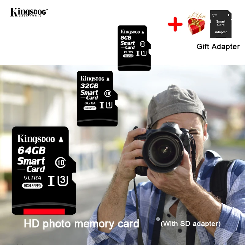 KINGSDOG новая карта памяти TF Micro SD карты класса 10 8 ГБ 16 32 64 Гб 128 Microsd внутренняя память