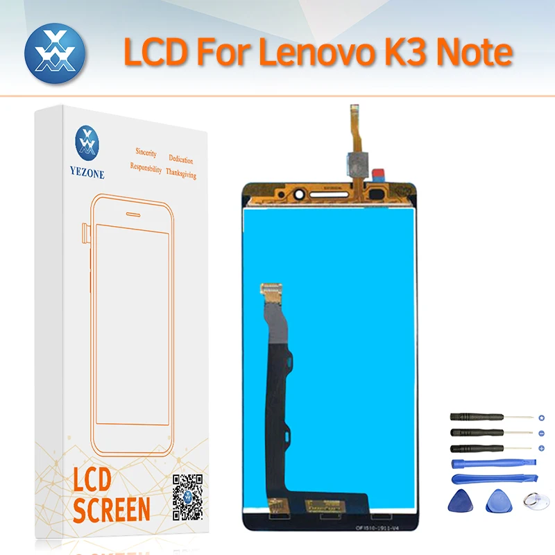 Для lenovo K50 T5 K3 Примечание 100% тестирование ЖК дисплей Дисплей планшета Сенсорный