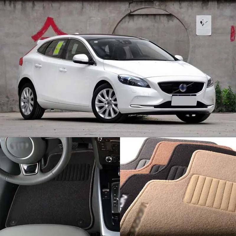 5 шт. Премиум Авто ткань нейлон Противоскользящие коврики ковер для Volvo V40 2013-2020 |