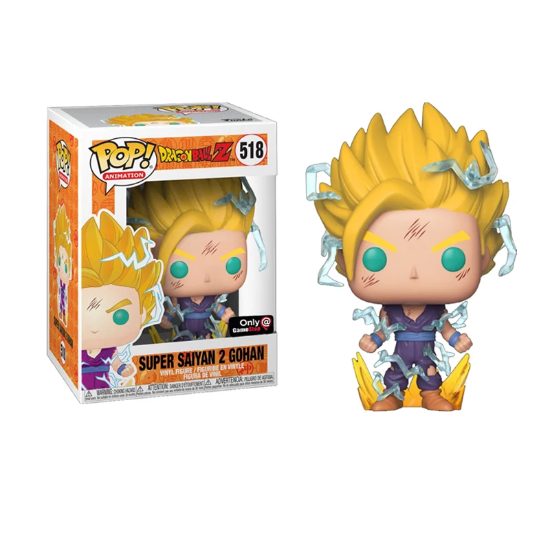 Funko поп Драконий жемчуг SSGSS VEGITO Супер SAIYAN Гохан Гоку Модель ПВХ Коллекция фигурка