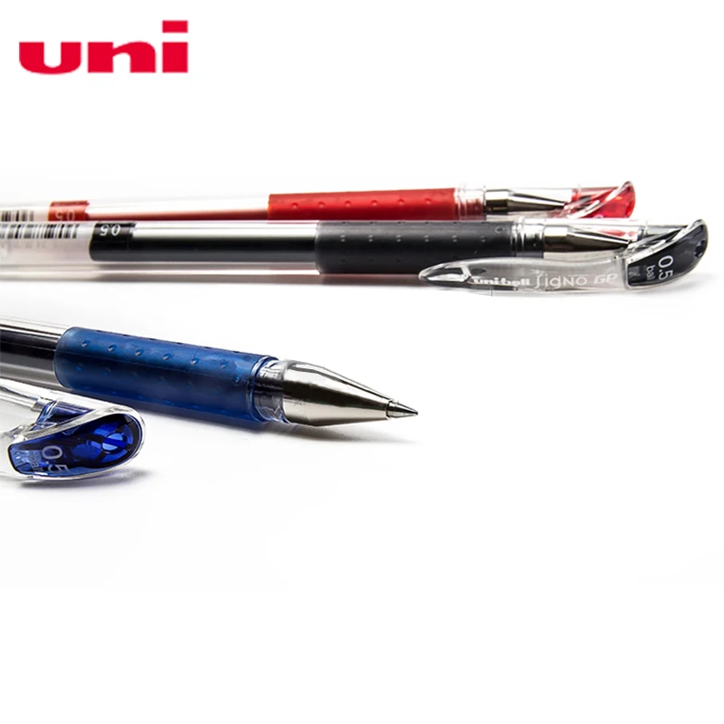 12 Pieces Uni Pen UM 115 Stationery 0.5mm Gel Black/ Red/ Blue for School Office Writing Supplies|Гелевые ручки| |