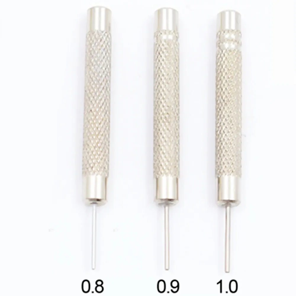3 шт. разные цены часы для браслет сталь удар ссылка булавки Remover Repair Tool 0,8 мм/0,9/1,0 мм