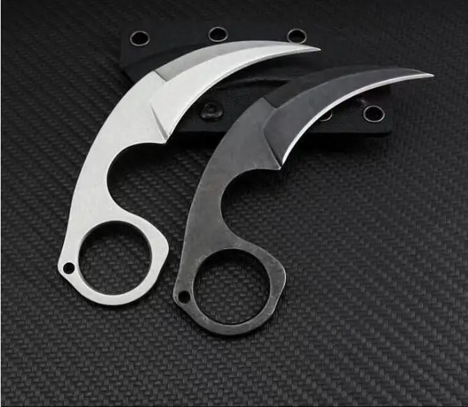 Новое поступление Bastinelli Коготь karambit тактические ножи 440C камень мыть лезвие