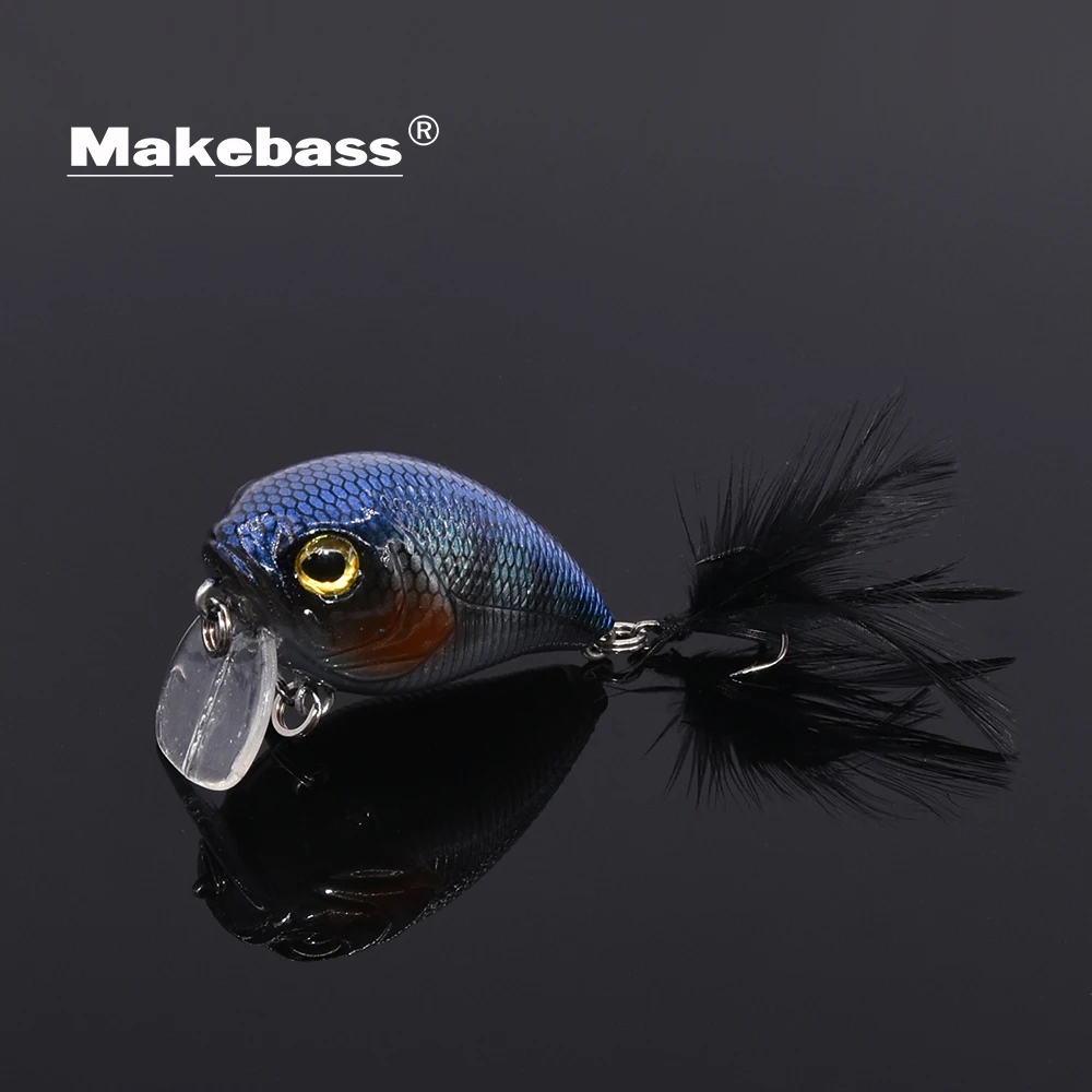 MAKEBASS 1. 6В/0 25 oz небольшой Minnow плавающий приостановка рыболовные приманки набор