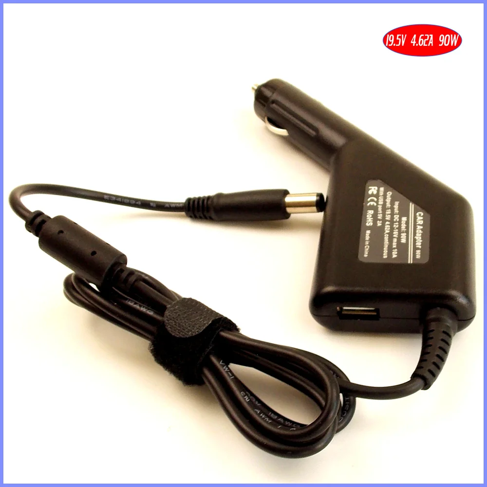 Зарядное устройство для ноутбука 19 5 в а 90 Вт + USB(5 В 2 а) Dell Inspiron 17r 14 15 M101z M102z M301z N3010R |