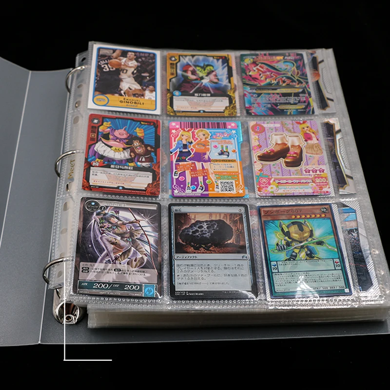 Держатель для карт емкостью 630, черные Альбомы для карт Pokemon CCG MTG Magic Yugioh, держатель для настольной игры и книги