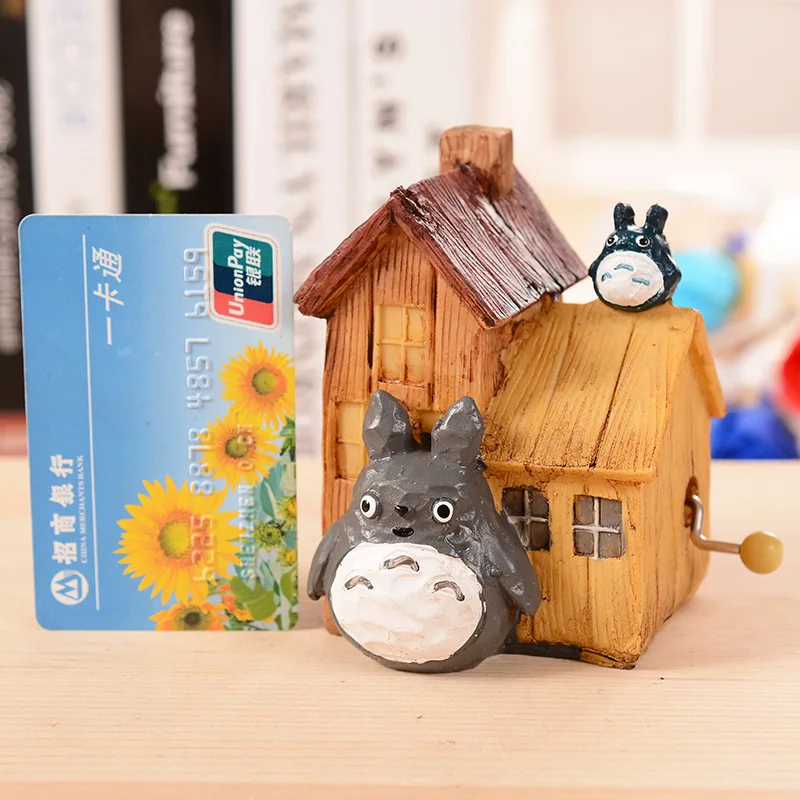 Новый деревянный музыкальный колокольчик Hayao Miyazaki Totoro музыкальная шкатулка