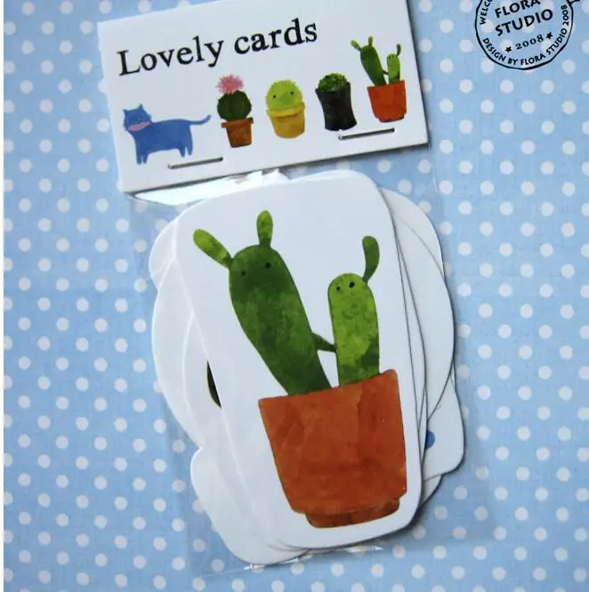 7 шт./компл. новая маленькая карта с мультяшным зоопарком/открытка/прекрасные