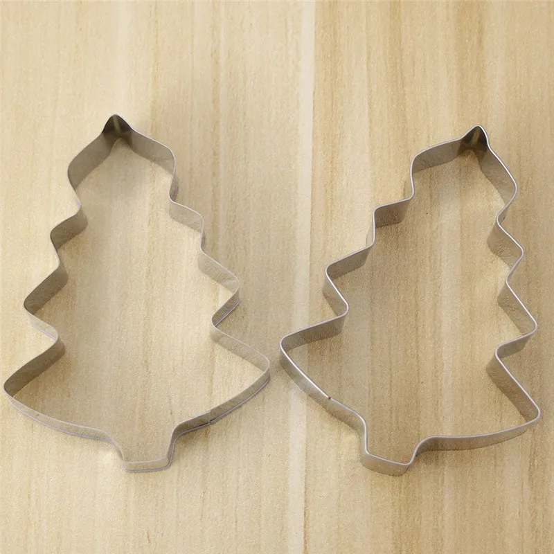1PC Christmas Tree Shaped Aluminium Mold Buscuit Tools Cookie Cake Jelly Pastry Kitchen Baking Cutter Mould Tool | Дом и сад