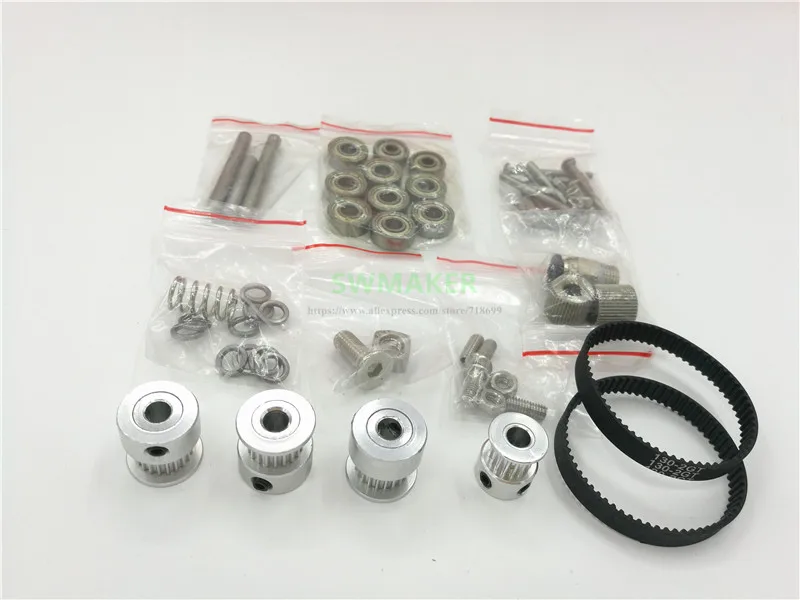 Belted Dual Drive Bowden Extruder screw nut kit Fasten pack For DIY Ultmaker UM Delta Corexy HBot 3D Printer | Компьютеры и офис
