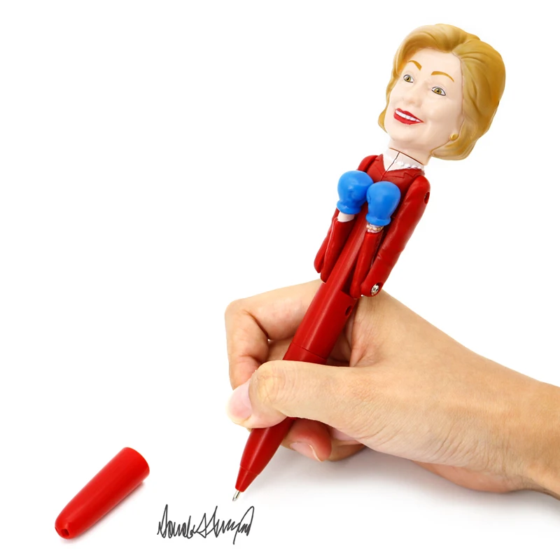 Забавная игрушка в виде ручки Трампа Хиллари набор игрушек реальные голоса для