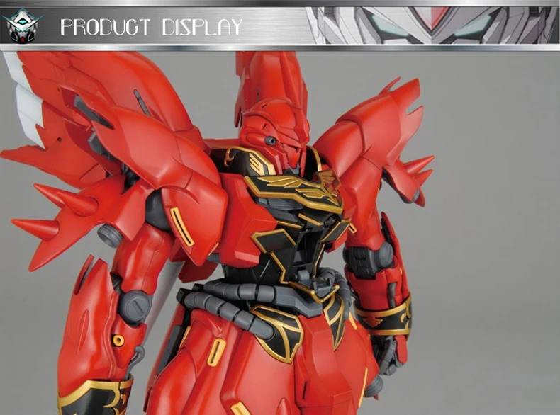 GaoGao аниме мобильный костюм Sinanju Gundam MSN-06S MG 1/100 Модель робот головоломка Собранный DIY Фигурки Коллекция игрушек подарок
