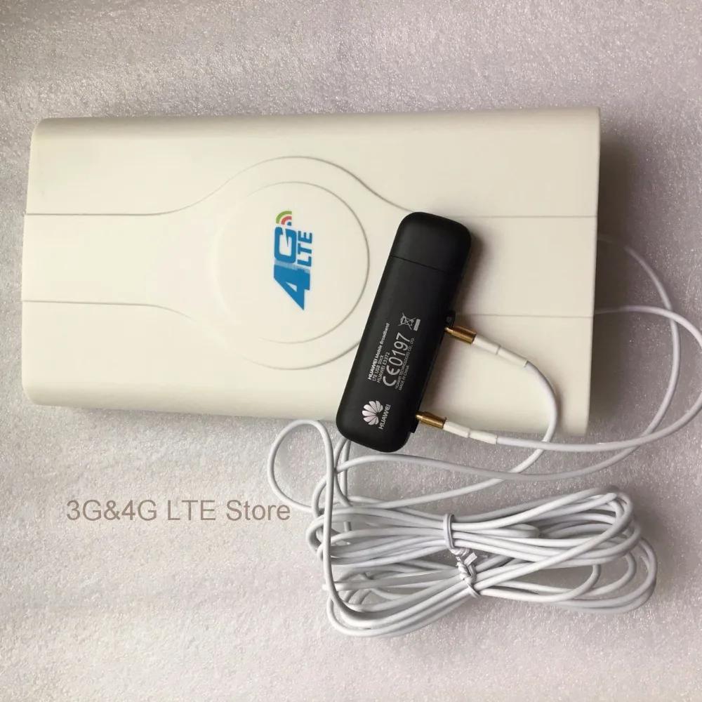 Оригинальный разблокированный модем HUAWEI E3372 LTE FDD 150 Мбит/с 4G поддержка антенна crc9