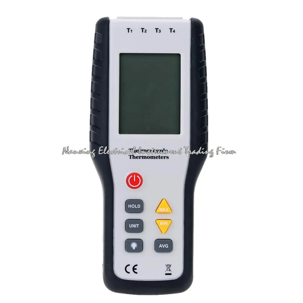 Быстро arrivalHT 9815 цифровой TemperatureMeter Портативный 4 канальный термометр K Тип