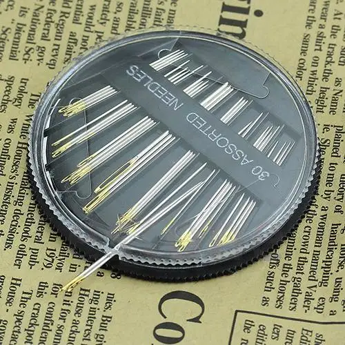 Набор из 30 игл для шитья вручную вышивка ремонт рукоделие шитье | Дом и сад