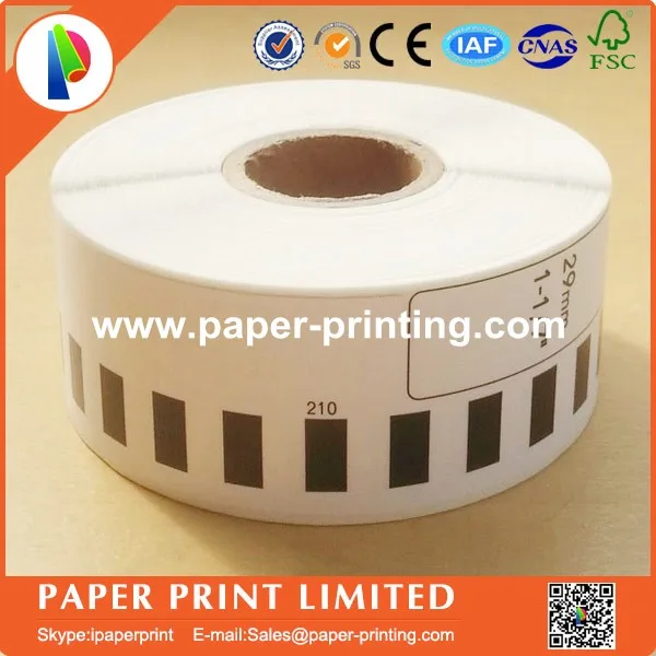 5 рулонов для заправки ярлыков совместимых с фотоэтикеток 29 мм * 30 48 м непрерывная