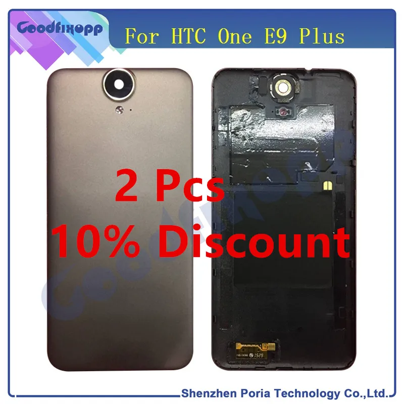 Задняя крышка аккумулятора для HTC One E9 Plus + мобильный телефон корпуса задняя