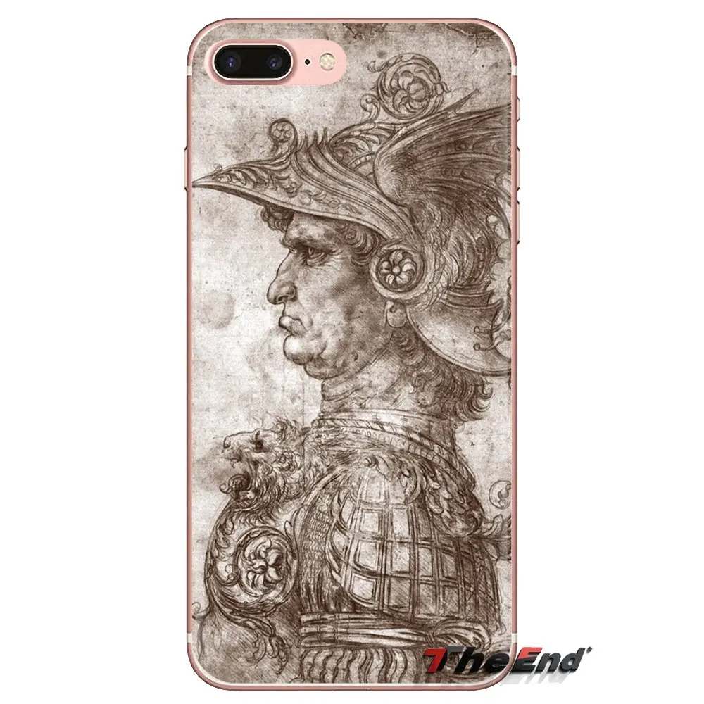 Мягкий прозрачный чехол для Samsung Galaxy S3 S4 S5 Mini S6 S7 Edge S8 S9 S10 Plus Note 3 4 5 8 9 Italy leonardo da vinci art
