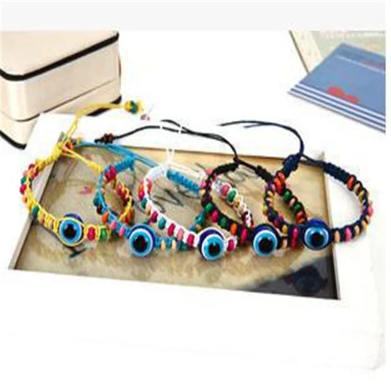 2018 новый модный простой синий браслет с глазом цепь религиозный Шарм Синие