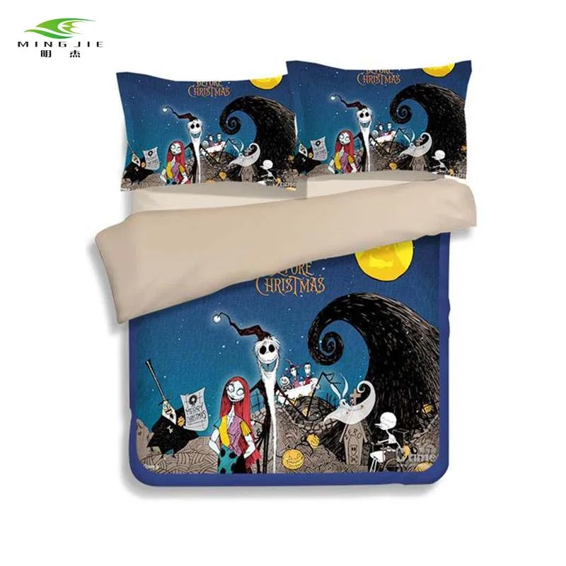 MING JIE Комплект постельного белья Кошмар перед Рождеством Джек Wacky домашний