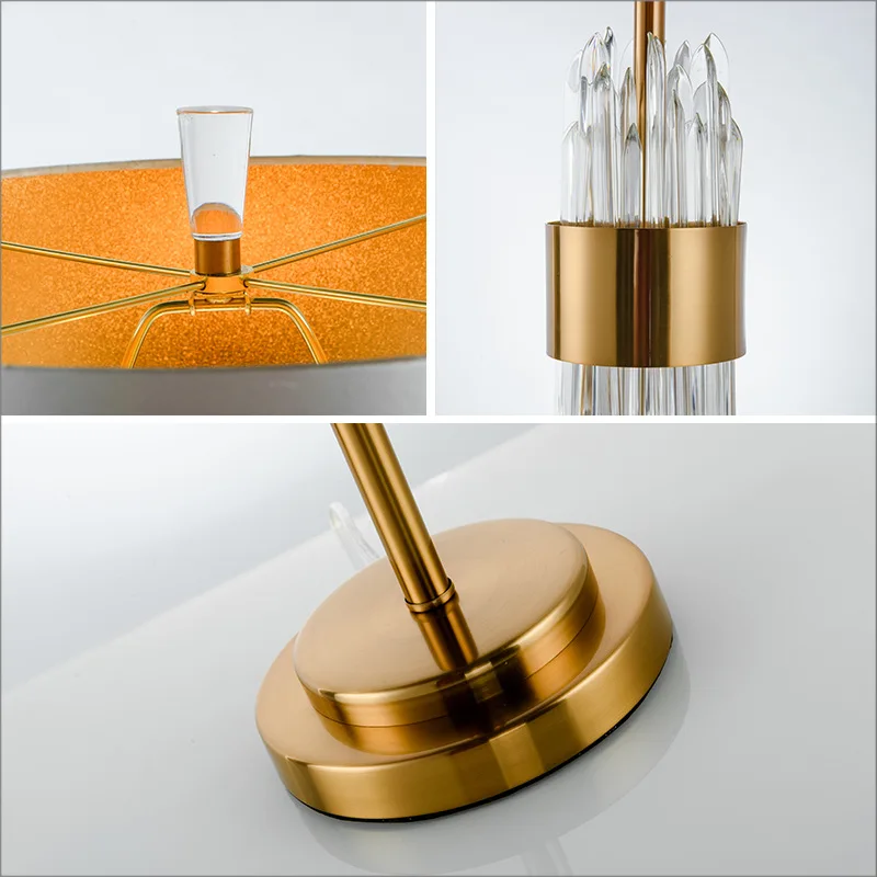 Современная дизайнерская настольная лампа стеклянные светильники для гостиной