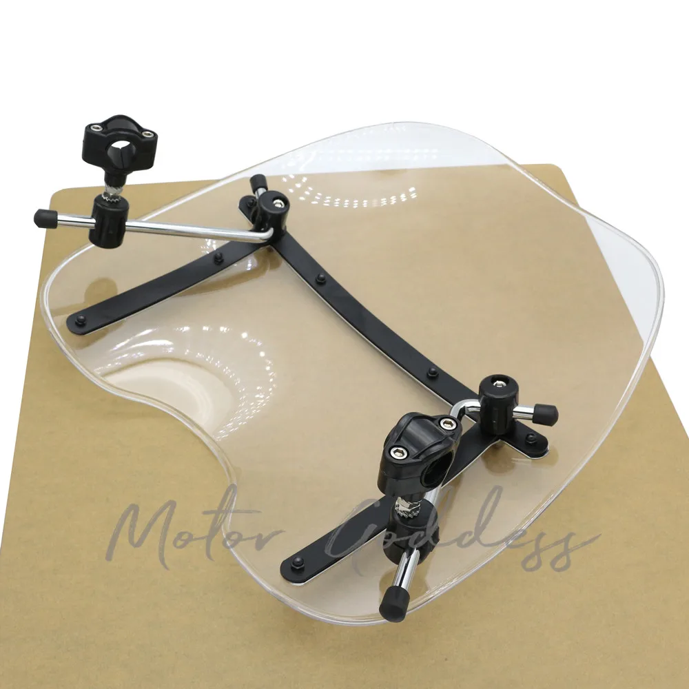 Руль мотоцикла 7/8 &quotи 1&quot регулируемое ветровое стекло для Honda Shadow 125 400 5000 VT125 VT400