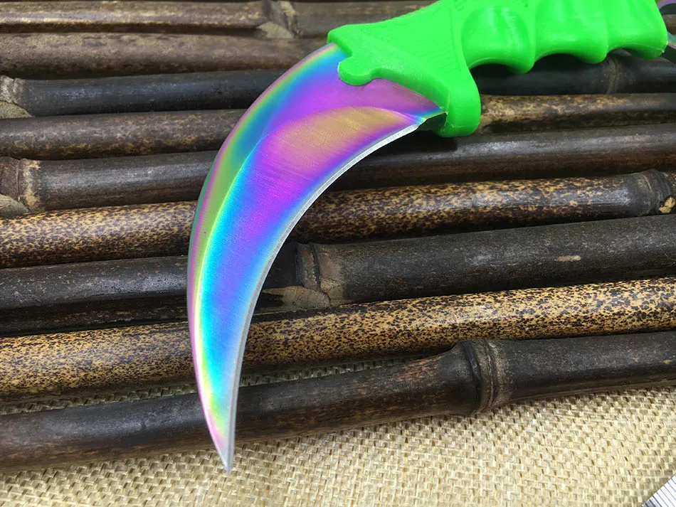 CS Go Counter Strike Коготь Karambit Ножи резкость Средства ухода за кожей Шеи с оболочкой зуб