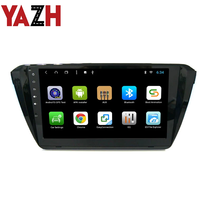 YAZH 10 1 дюймов ips HD дисплей автомобиля радио для Volkswagen Skoda Superb In Dash 32 Гб gps навигация